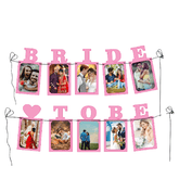 PartyCorp Pink Bride To Be Photo Banner for Party Decoration Set